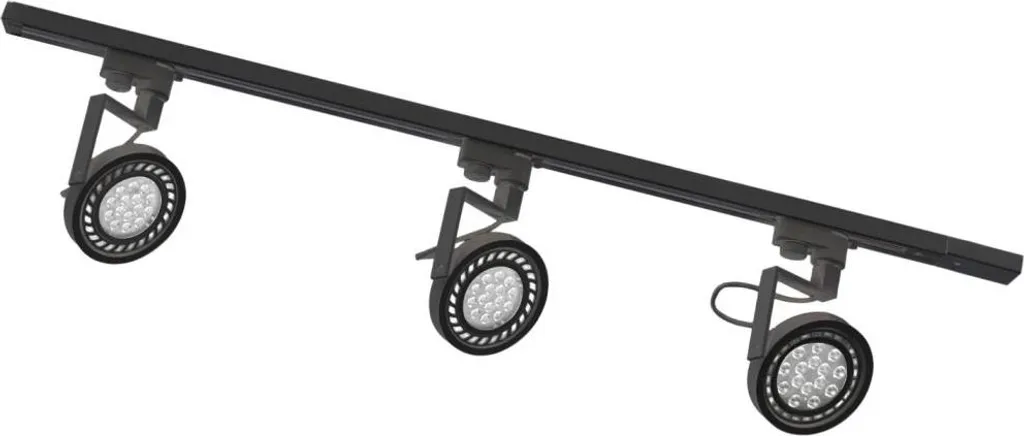 Offerta Kit Binario Zuma Line 3560 Nero AR111 - Kit Completo 3 Faretti