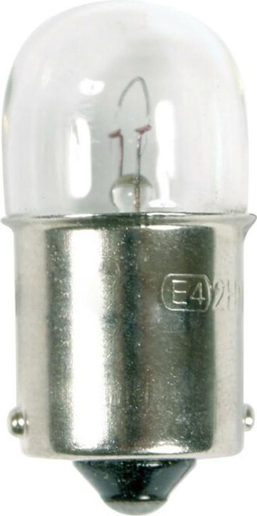 Glühlampe Leuchtmittel Lampa 12V sphärisch R10W 10W BA15S mit Zulassung, 2 Stück