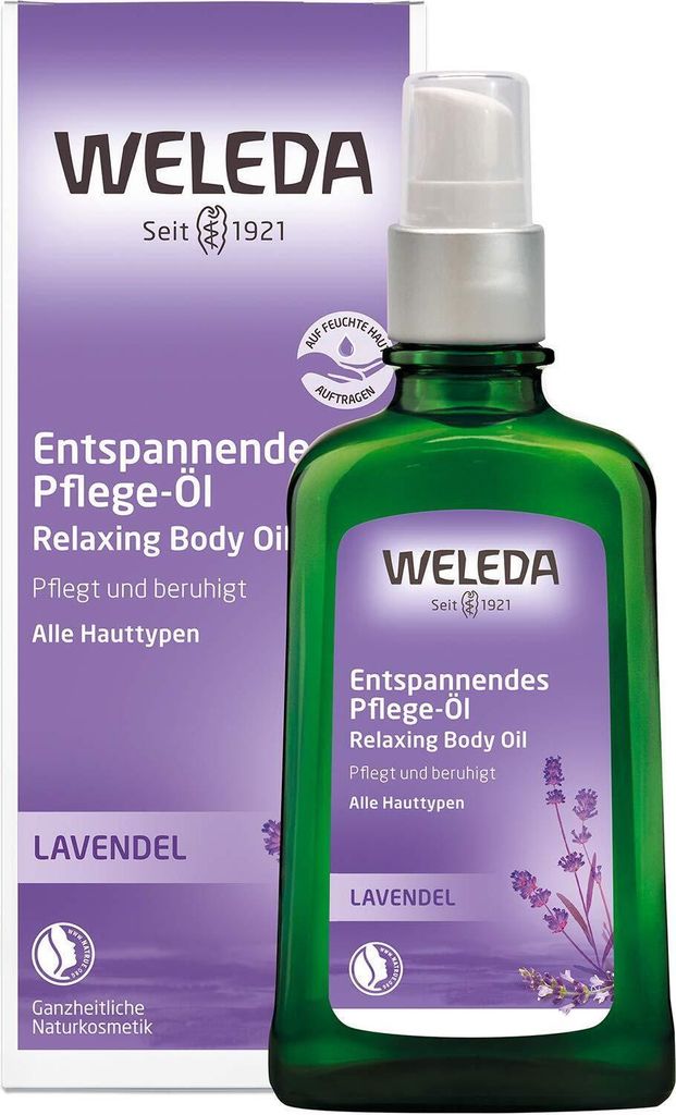 Lavender tělový olej Relaxing pro ženy 100 - Weleda Obrázek produktu 