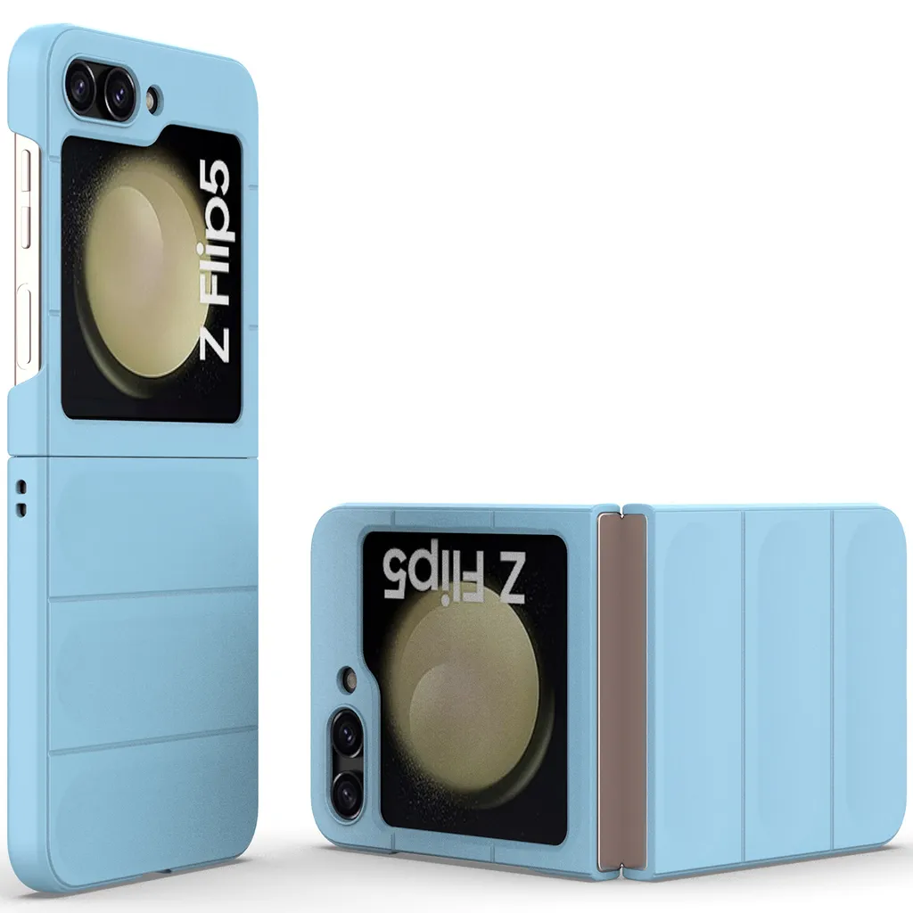 Custodia Samsung Z Flip 5 Blu Opaca Rigida - Esperienza d'uso Reale - 2