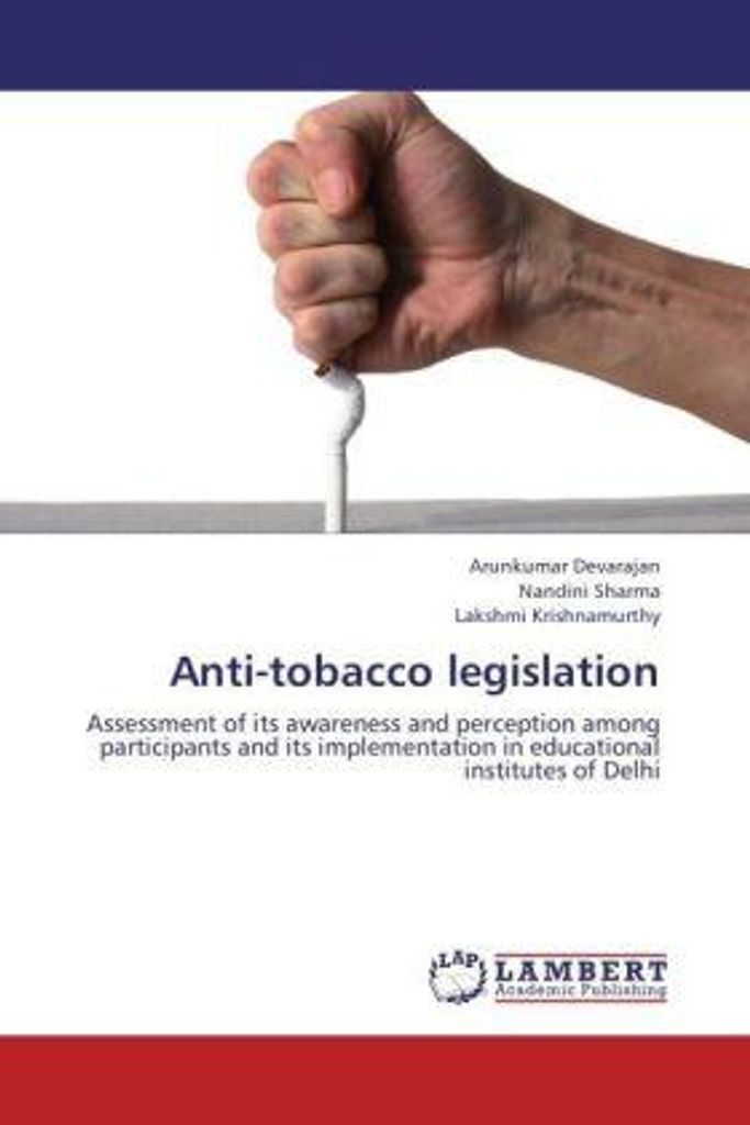Devarajan, A: Anti-tobacco legislation