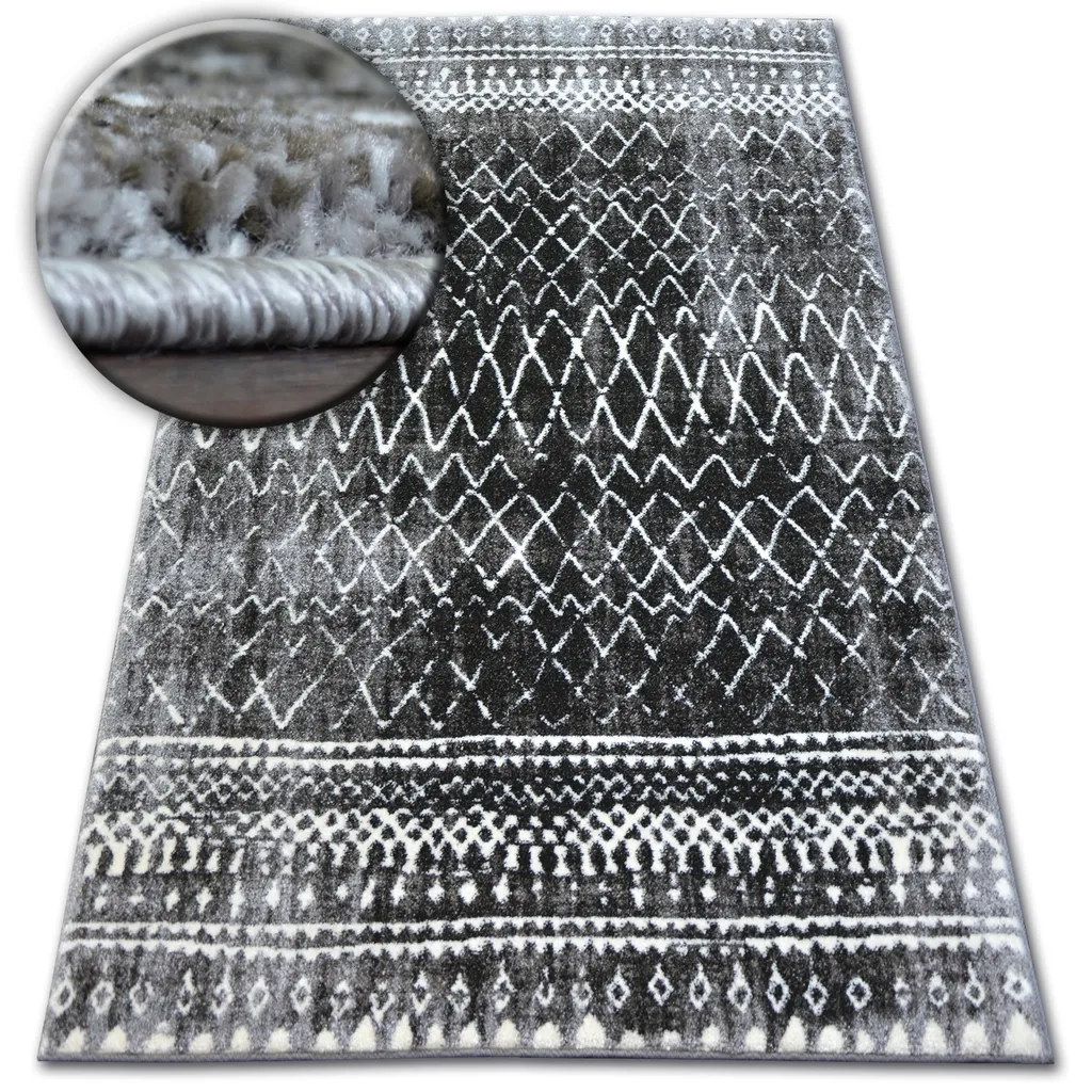 Tapis déco SHADOW 120x170 cm pour salon et chambre - Ambiance chaleureuse