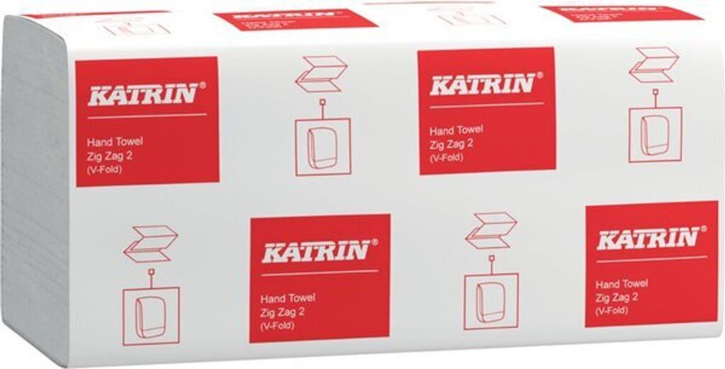 Falthandtuch ZZ/V-Falz, weiß, 2-lagig, 22,4x23 cm, 20 Pack Produktbild 