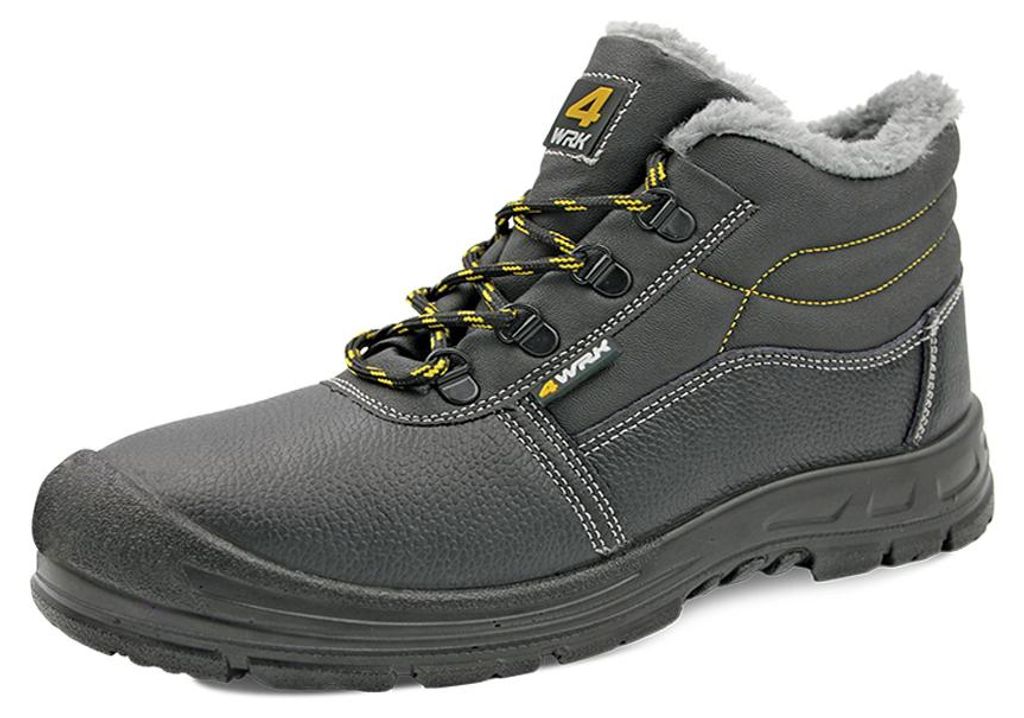 Sicherheitsschuhe 42 - Winterstiefel Grau - wasserdichte Produktbild 