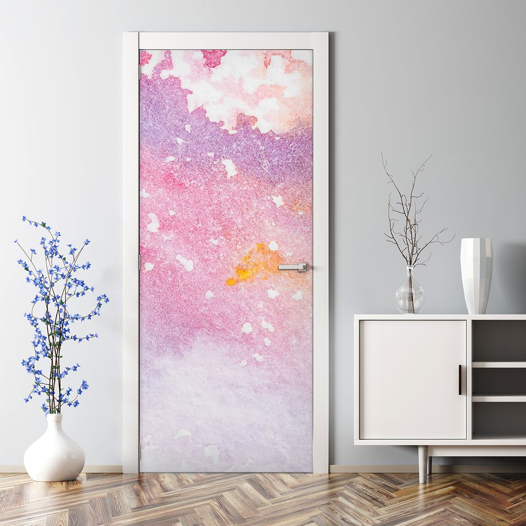 Dekorative Türposter Klebefolie selbstklebend Wandaufkleber Abstraktion Flecken 85 x 200 cm