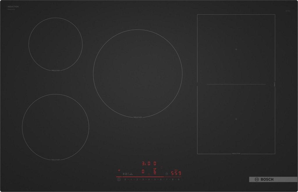 Bosch PVW81CHB1E Serie 6 Induktionskochfeld 80 cm, autark, Matt Design