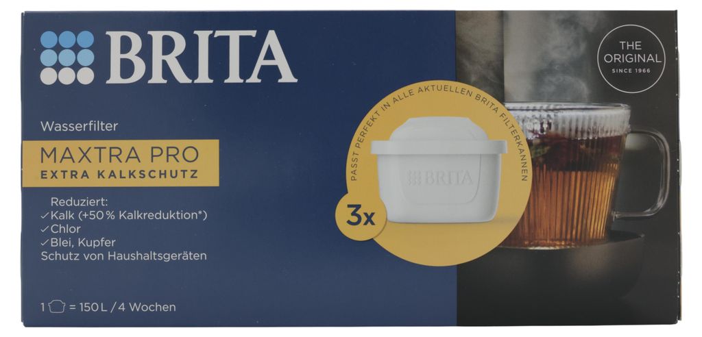 Brita waterfilterpatronen, 3 stuks, Maxtra Pro, extra Productafbeelding 