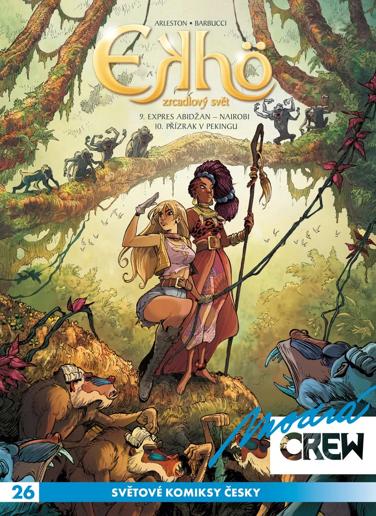 Ekho Monde Miroir Tomes 9-10 : Edition Crew 26 Modrá Haute Qualité BD