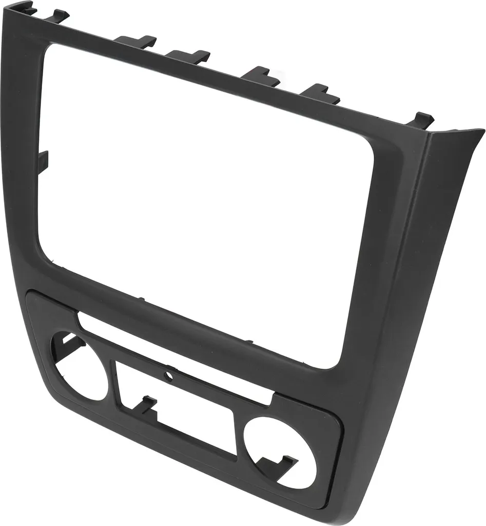 Façade de Remplacement 2DIN pour Yeti 2009-2017 ABS Noir Haute Qualité
