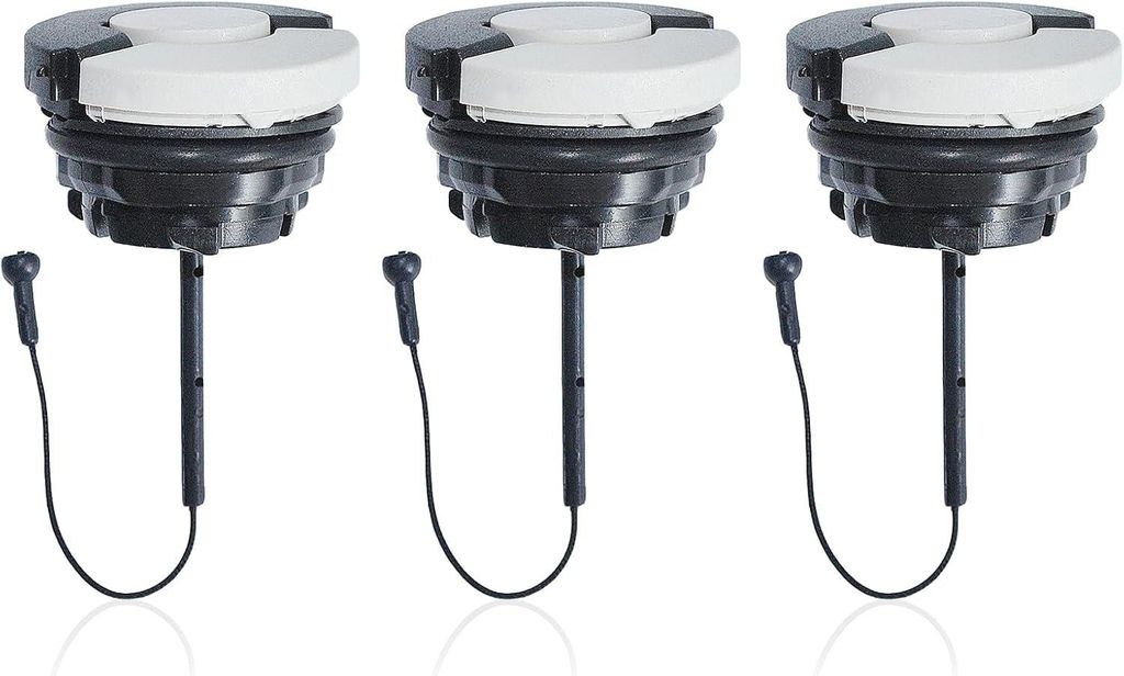 Set mit 3 Tankdeckeln für STIHL Kettensägen MS171 bis MS460, Komplettes Kettensägen-Set