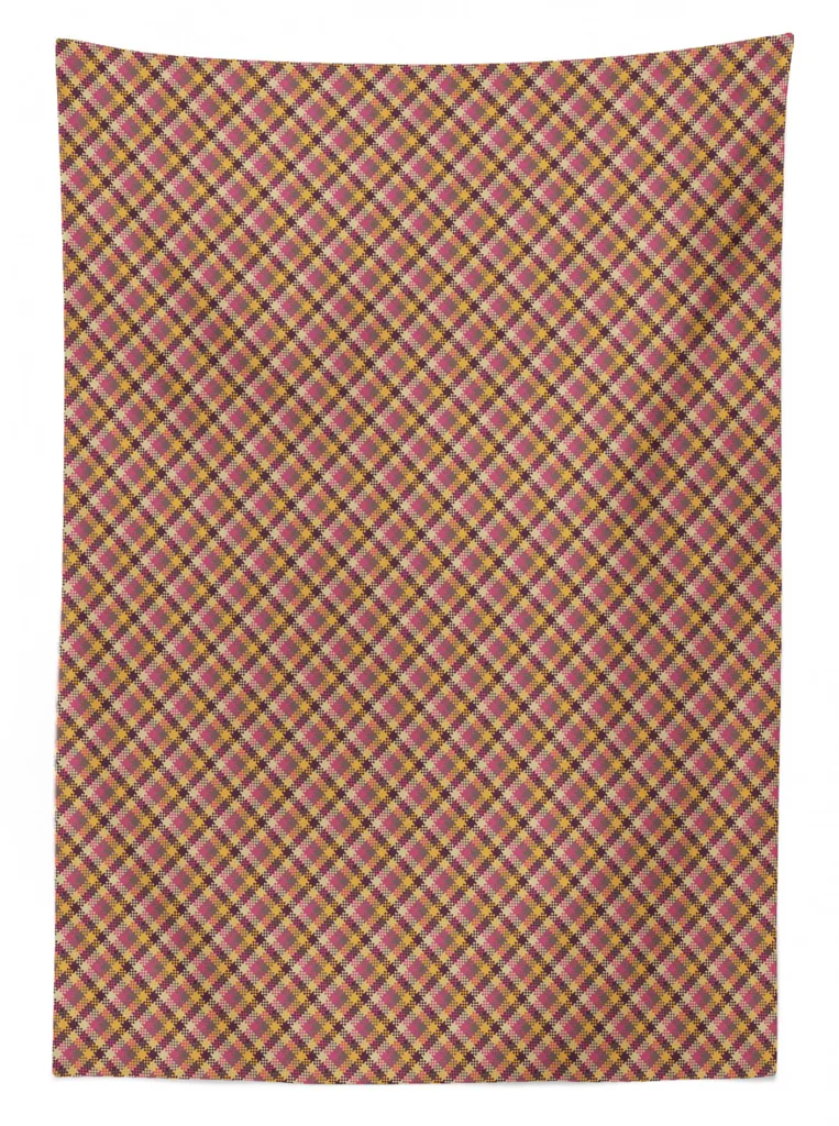 ABAKUHAUS Tovaglia Rettangolare In Raso Di Seta - Cuccioli Di Cartone Marrone, 140x170 Cm, Lavabile, Per Cucina E Sala Da Pranzo