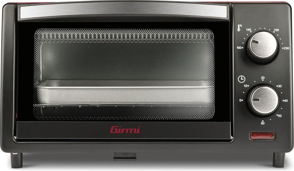 Girmi FE1000 Ofen mit Toaster 10 l 800 W Schwarz, Rot