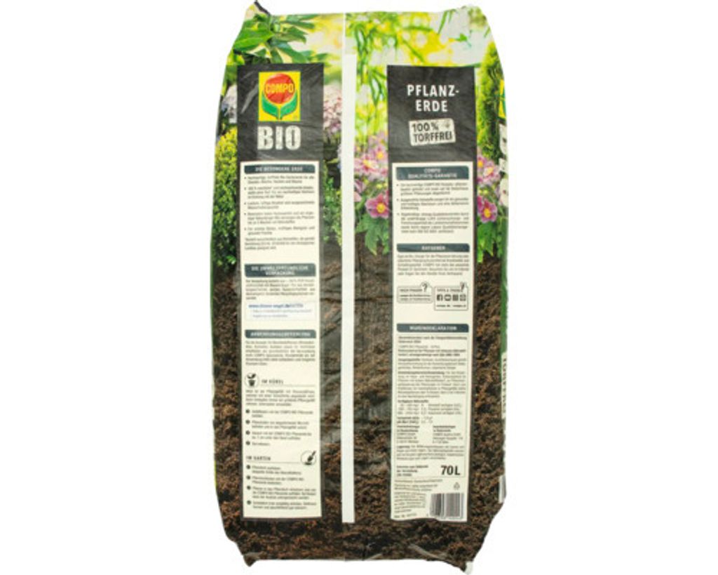 Pflanzerde COMPO BIO 70 L torffrei für alle Kaufland.de
