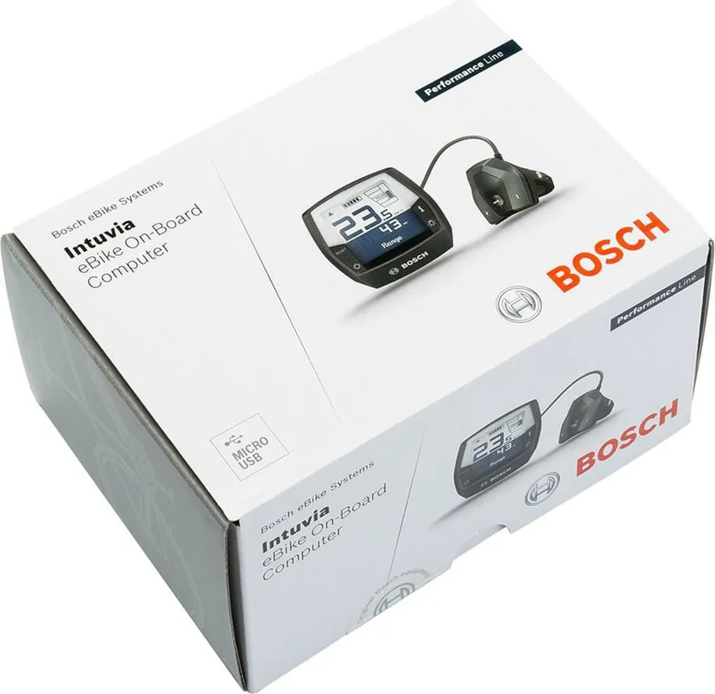 Kit Adaptation Bosch Intuvia Anthracite avec Câble 1500mm et Support