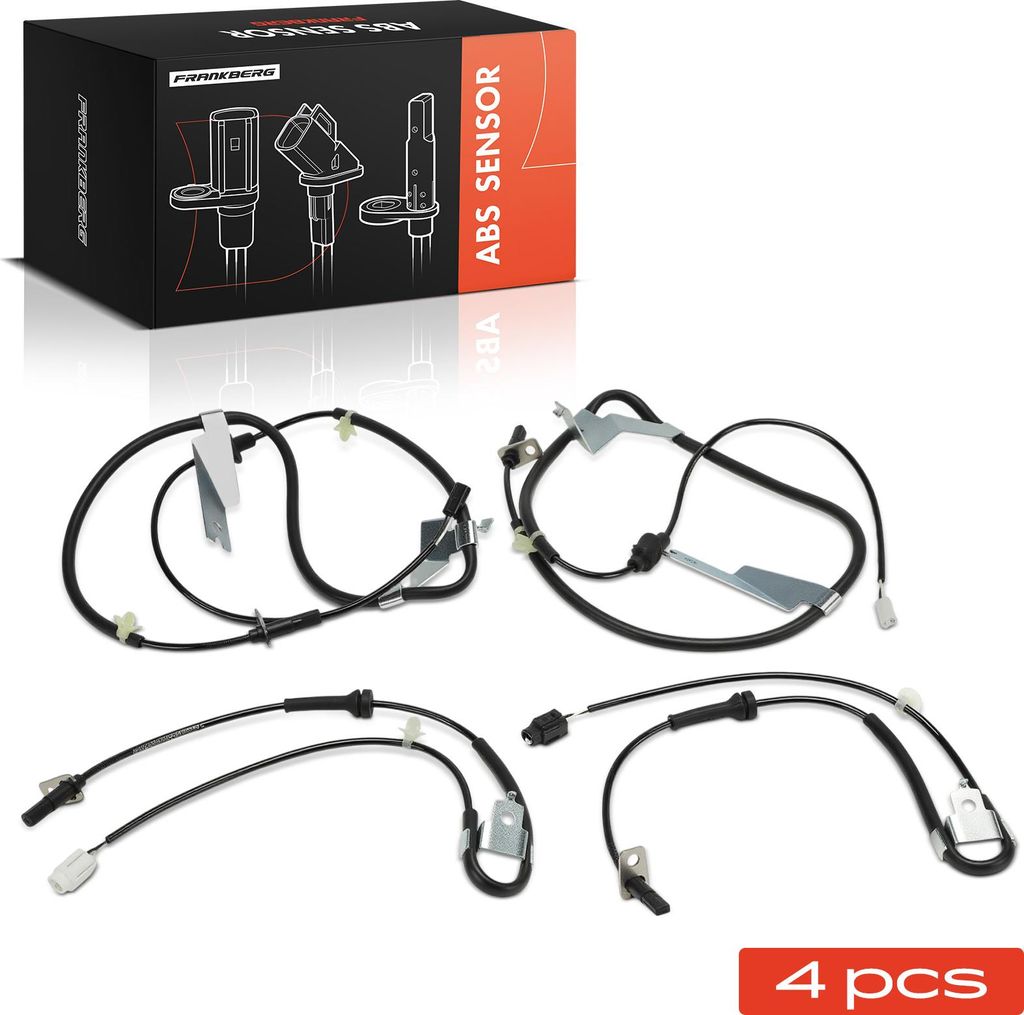 Frankberg 4x ABS Vorderachse und Hinterachse für Suzuki Swift 3 EZ MZ 1.2-1.6 Bj ab 2005