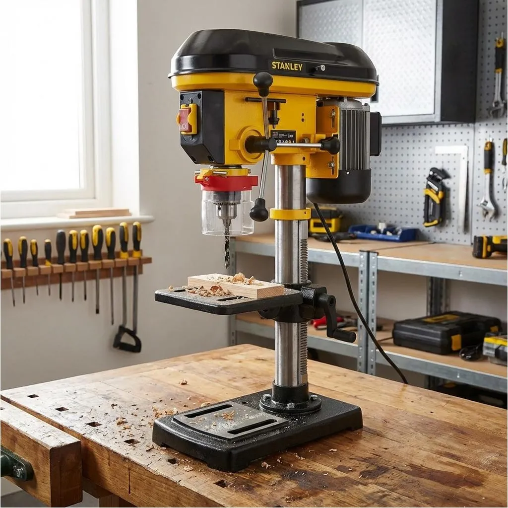 Perceuse à colonne pour atelier STANLEY 400W : perçage de précision - 3