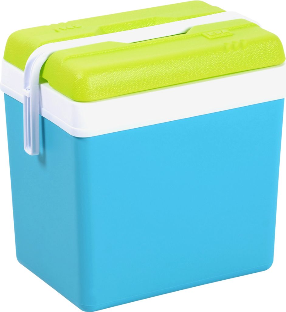 Kühlbox Promotion, 24 Liter, blau-grün 36x27x40 cm Produktbild 1