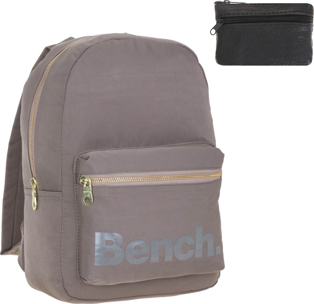 Rucksack Damen Freizeitrucksack Damenrucksack Bench Daypack small klein Handtaschenrucksack Mädchen backpack 64158 2700 Braun Café + Schlüsseletui