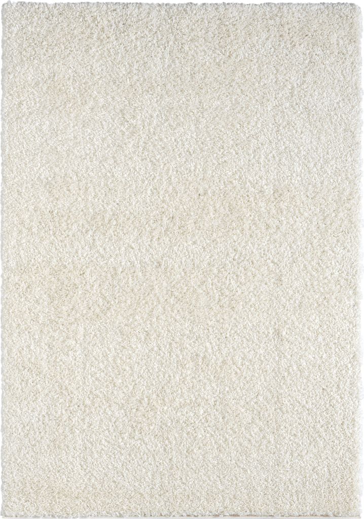 MY-RUG Teppich, Hochflorteppich Shaggy Star, 230x160, Weiß, leicht glänzend, extra flauschig, Rechteckig