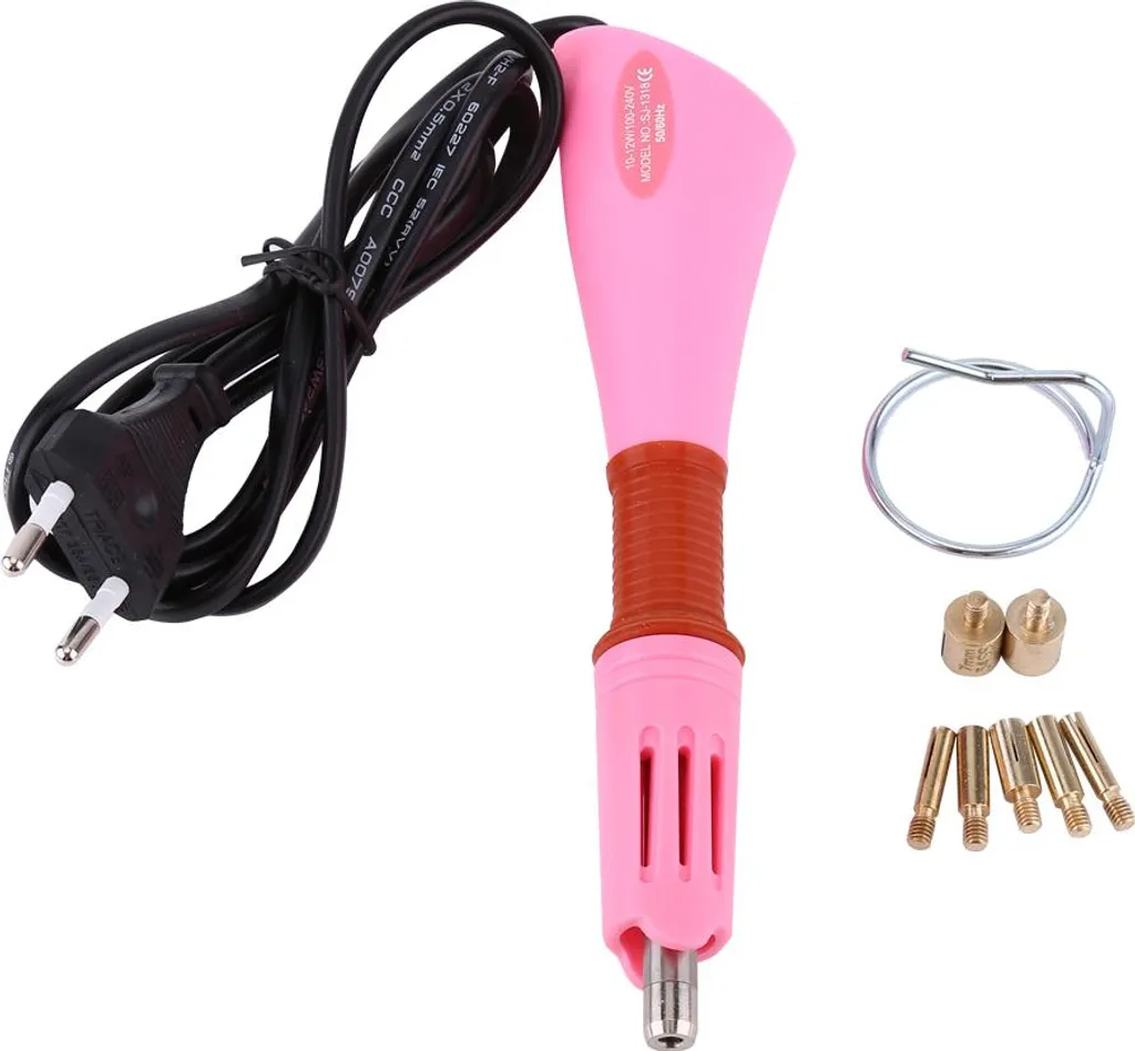 Kit Applicatore Strass Rosa con 7 Punte: Magia Hotfix per il tuo Craft - 1