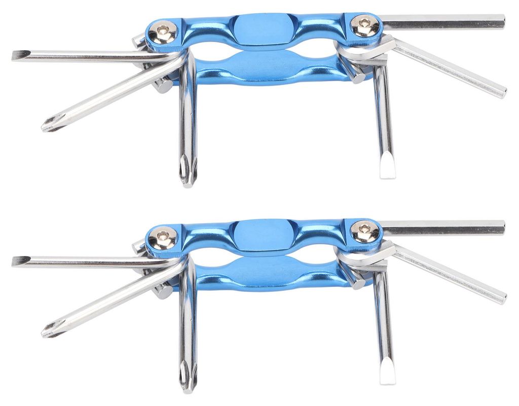 2-teiliges Klappschraubendreher-Set mit ergonomischem Griff aus robustem, hochkohlenstoffhaltigem Stahl – flexibles Klappschraubendreher-Set für...