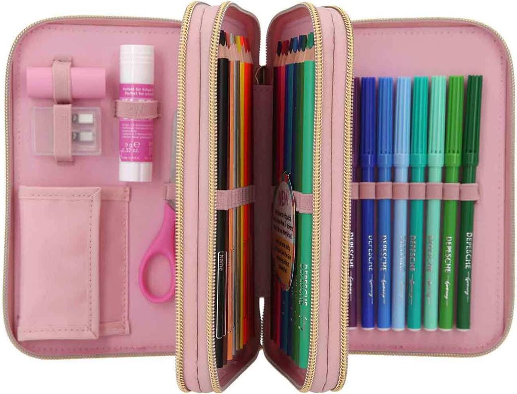 DEPESCHE Federmäppchen befüllt TOPModel Glam pink 43 Produktbild 3