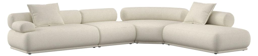 Zuiver Rembrandt 7,5-Sitzer-Sofa Links Beige