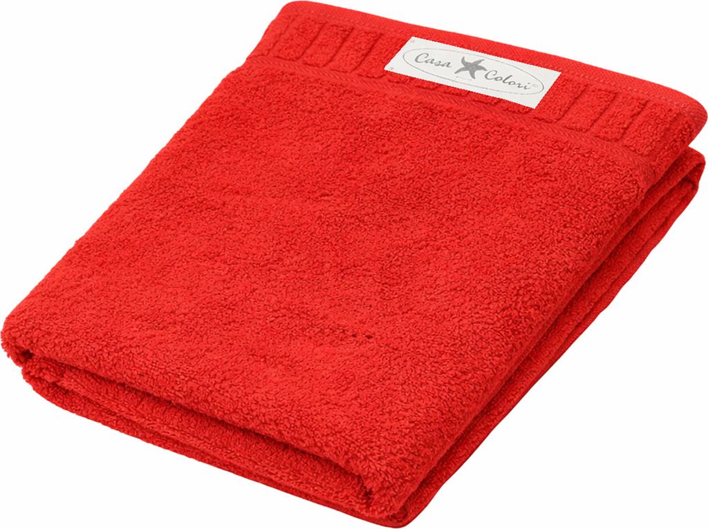 Casa Colori Frottier Duschtuch 70x140cm 70 x 140 cm rot Produktbild 