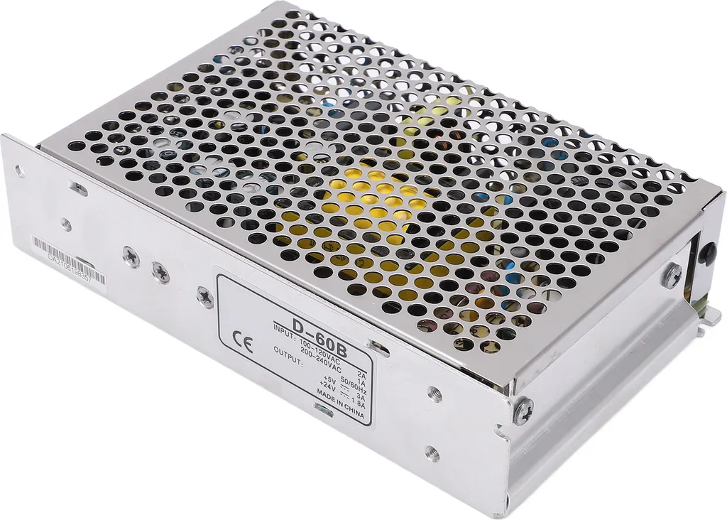 Alimentation 5V 24V Double Tension D-60B Commutable 100V-240V Multi-usage - 5