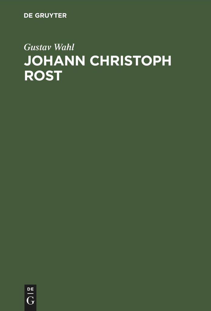 Johann Christoph Rost