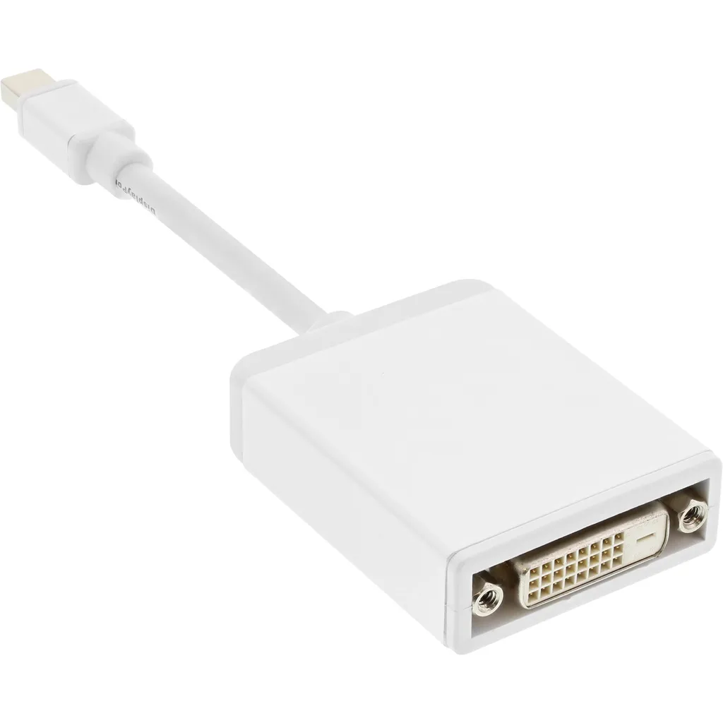 InLine 17194I Adaptateur Mini DisplayPort vers DVI-D 24+1 Femelle Blanc