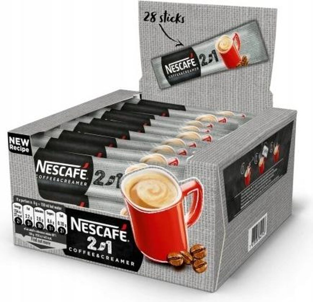 Kawa rozpuszczalna Nescafé 2w1 z Śmietanką 28 x 8 g Obrázok produktu 