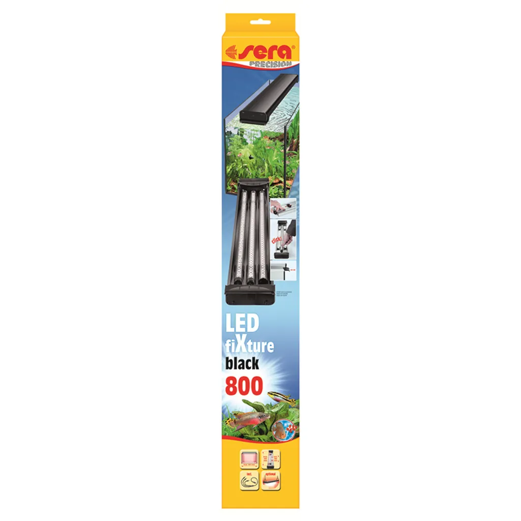 Sera LED Fixture Black 800 - Éclairage performant pour aquarium 80cm