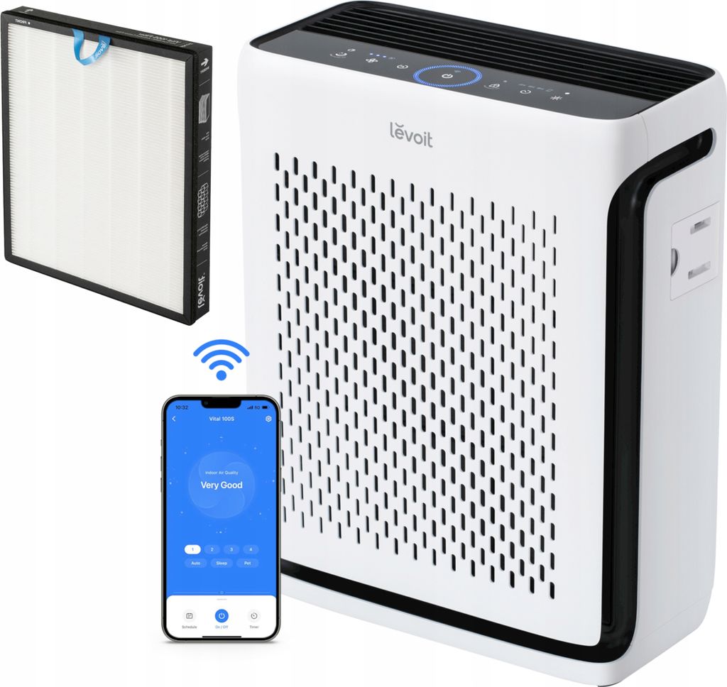 Luftreiniger Levoit Vital 100S Smart 3-Filtration Hepa Silent Washer