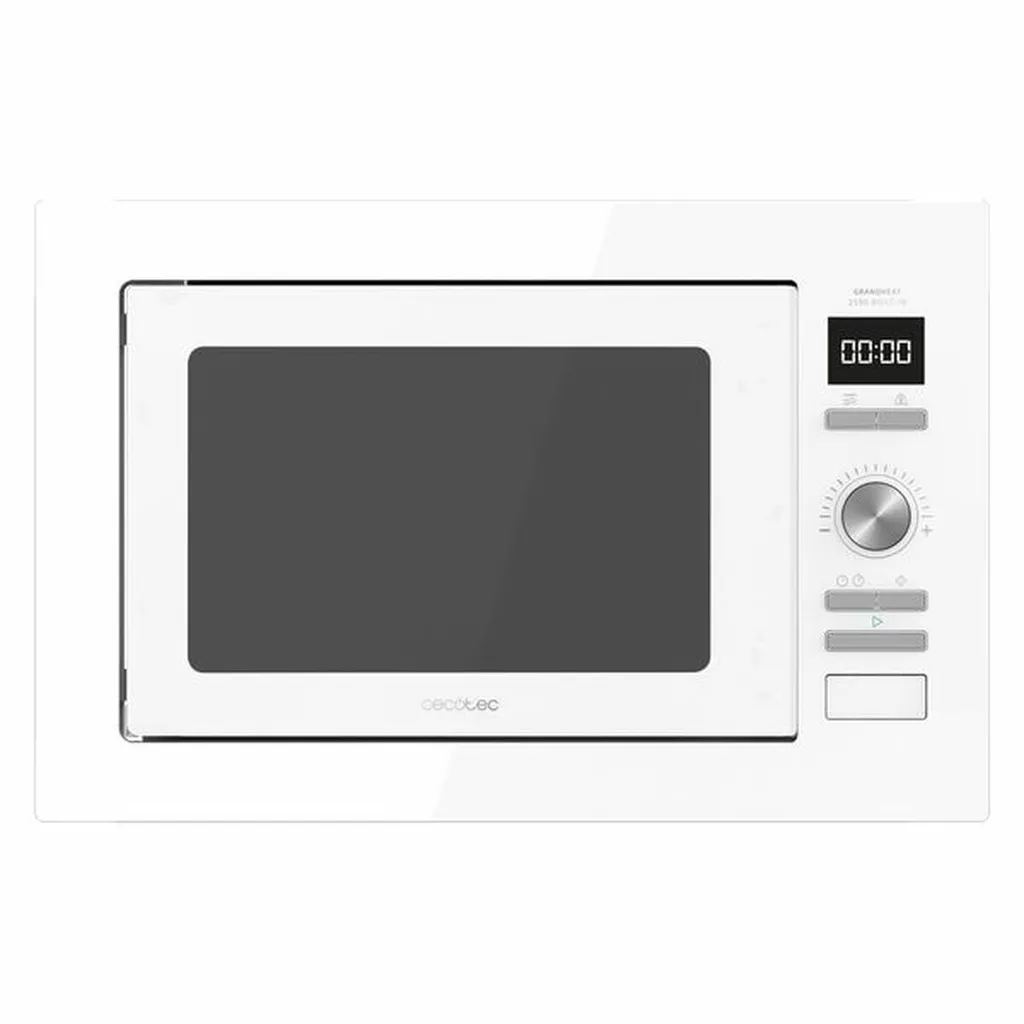 Micro-ondes Encastrable Blanc 25L Cecotec GrandHeat 2590 - Gain de Place