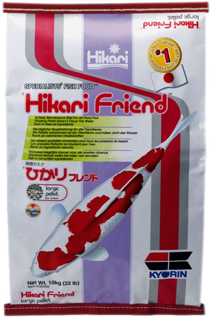 HIKARI Friend Koifutter | Fischfutter Basisfutter 10 kg Größe L (7.2-9.0 mm)