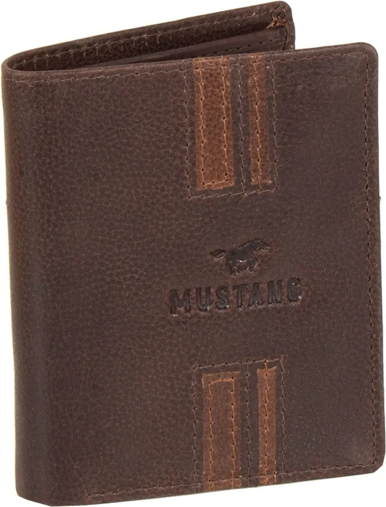 Portafoglio Mustang Asti Pelle Marrone Scuro: Qualità e Design RFID