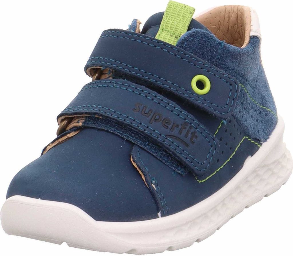 Superfit 1 000374 8020 Junge Lauflernschuh Breeze Blau, Blau, Gr. 22