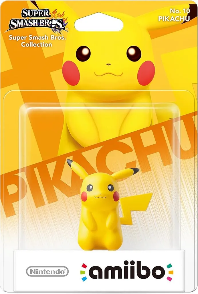 Amiibo Pikachu Super Smash Bros Nintendo Wii U - Statuetta Originale