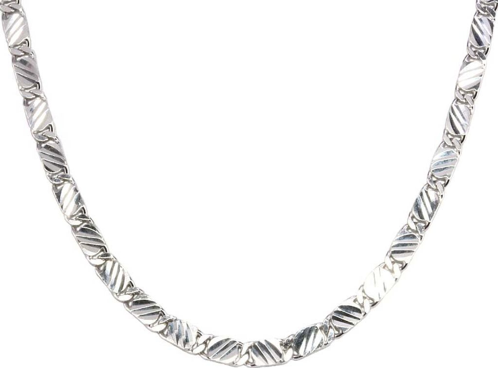 Massives Fußkettchen Länge XL 30 cm verstellbar Silber 925 Produktbild 