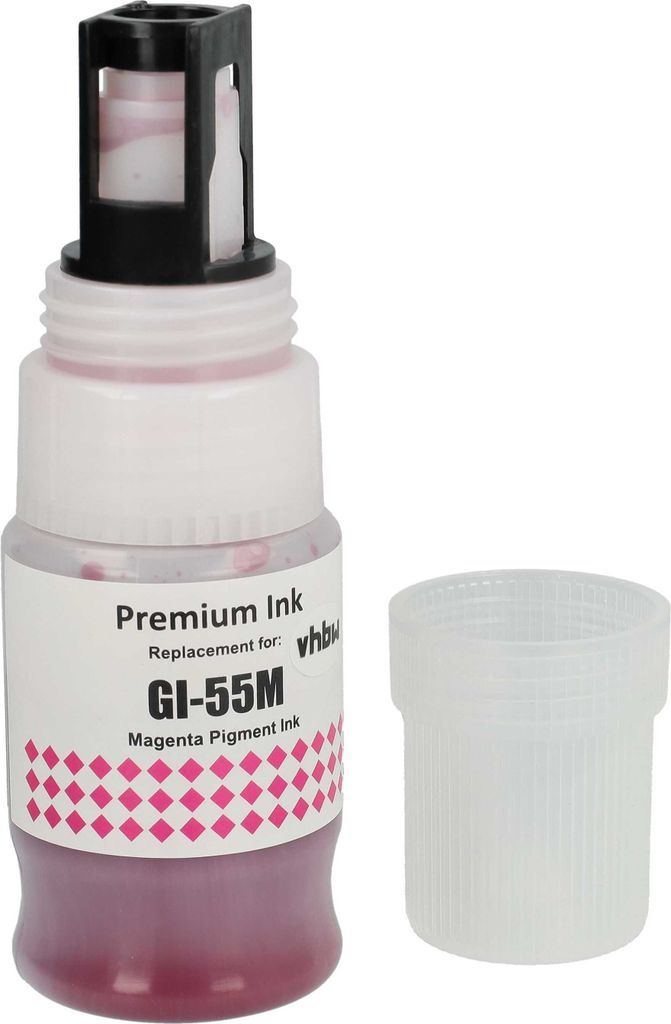 vhbw Nachfülltinte Ersatz für Canon GI-55M, 6290C001 für Drucker - Refilltinte Magenta, Pigmentiert, 40ml