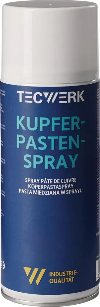 Spray pâte de cuivre TECWERK pour montage de freins et échappements 400ml