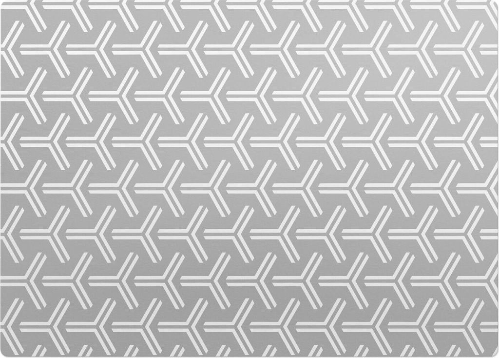 Geometrisches Muster – Bodenschutzmatte – Rutschfest – Schutzmatte für Büro – Vinylmatte – Stuhlunterlage – 140 x 100 cm