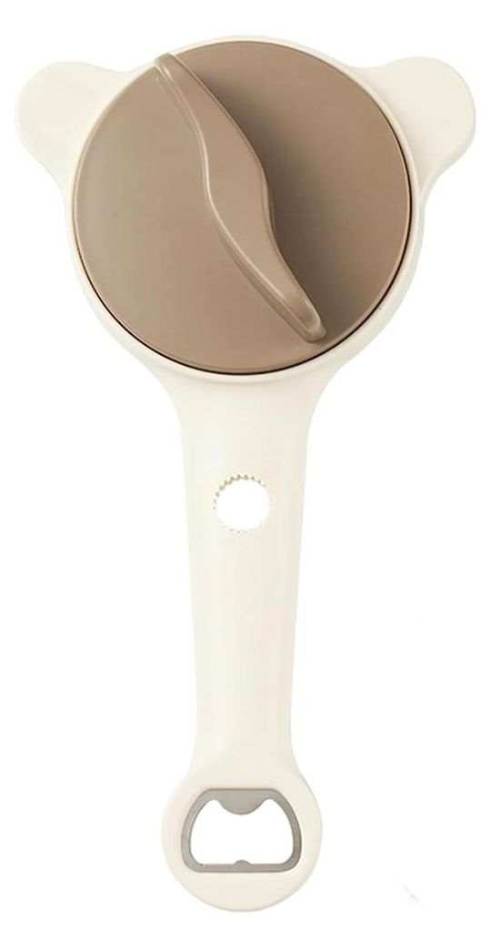 Glasöffner Flaschenöffner 4-in-1 verstellbar – 3-Klauen Dosenöffner Edelstahl | Anti-Rutsch für Gläser Dosen