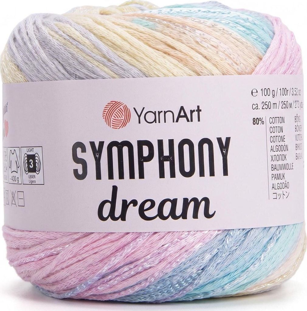 Yarn Art Symphony Dream 3108 Przędza dziewiarska Zdjęcie produktu 