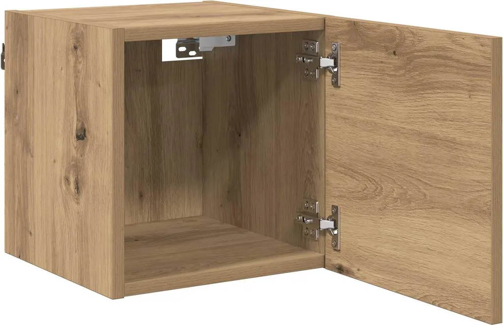 Mini Mobile TV Sospeso SYFAX™ 30 cm Rovere: Salvaspazio e Robusto - 5