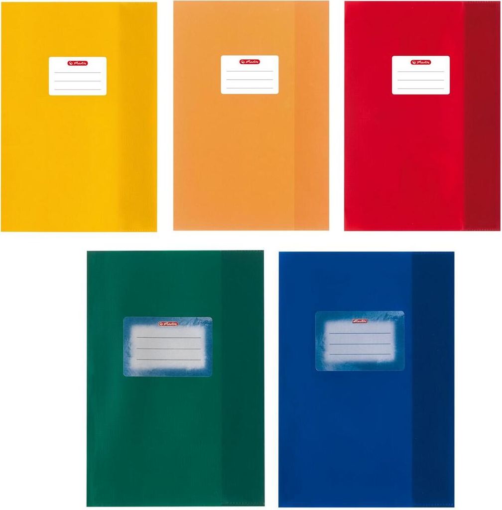 20 Herlitz Heftumschläge / DIN A5 / Baststruktur / 5 Produktbild 