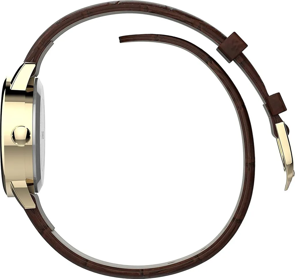 Orologio Timex T20071 Easy Reader Donna - Elegante Pelle Marrone e Oro - 23