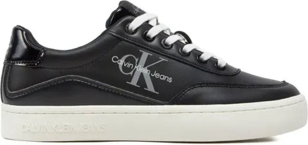Damen Schuhe Calvin Klein Jeans Classic Cupsole Low Lace Sport Turnschuhe schwarz 37