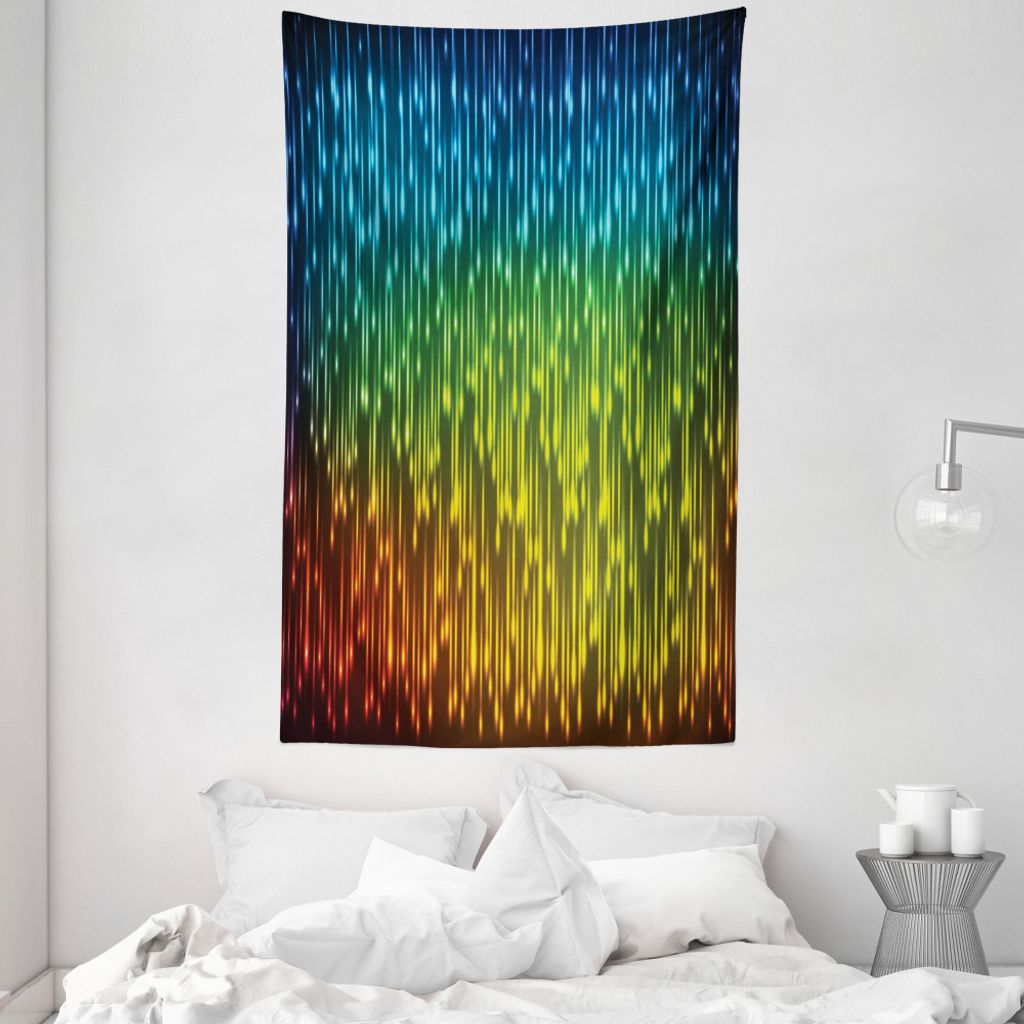 ABAKUHAUS Abstrakt Wandteppich und Tagesdecke, Galaxy Universum aus Weiches Mikrofaser Stoff Waschbar ohne Verblassen Digitaldruck, 140 x 230 cm, M...